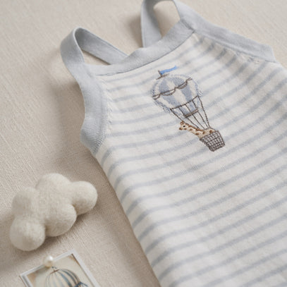 Up & Away Stripe Knit Overall