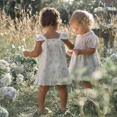 English Rose Swiss Dot Dress