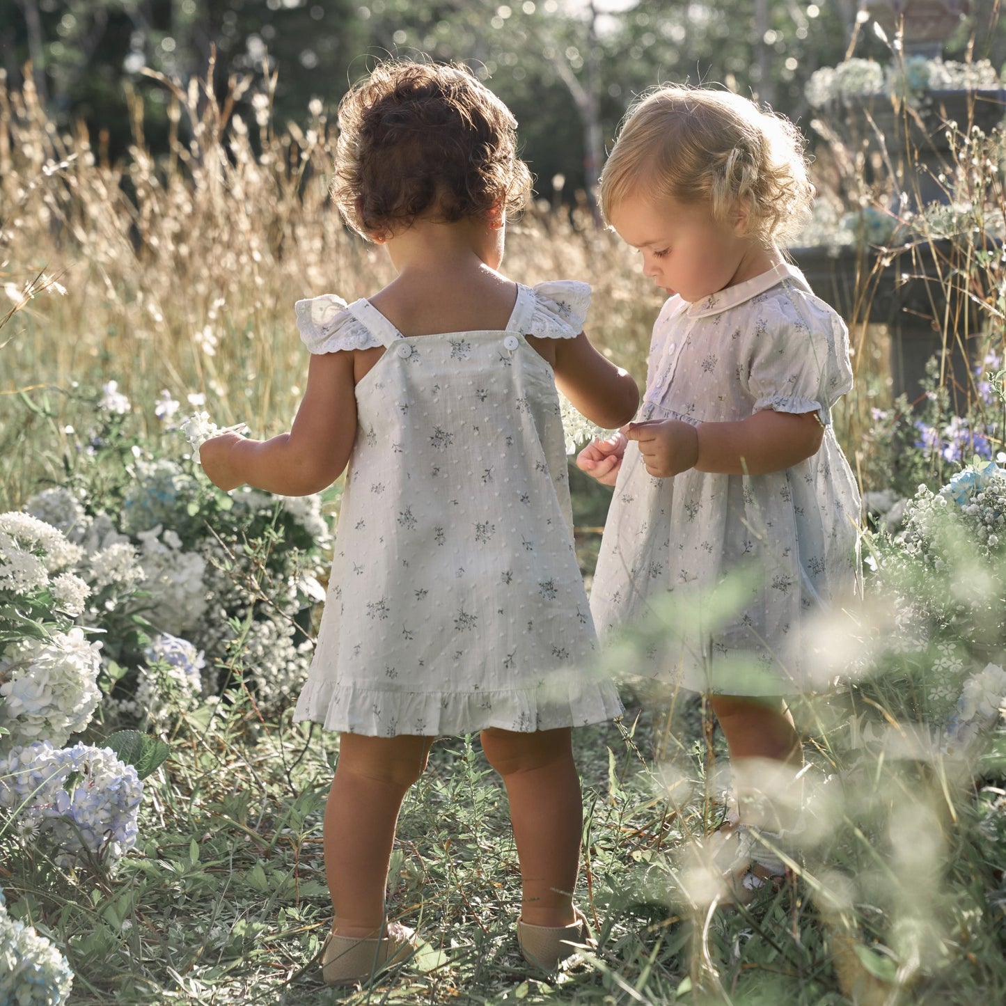English Rose Swiss Dot Dress