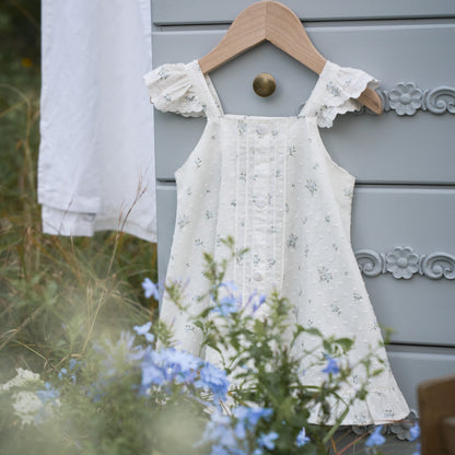 English Rose Swiss Dot Dress