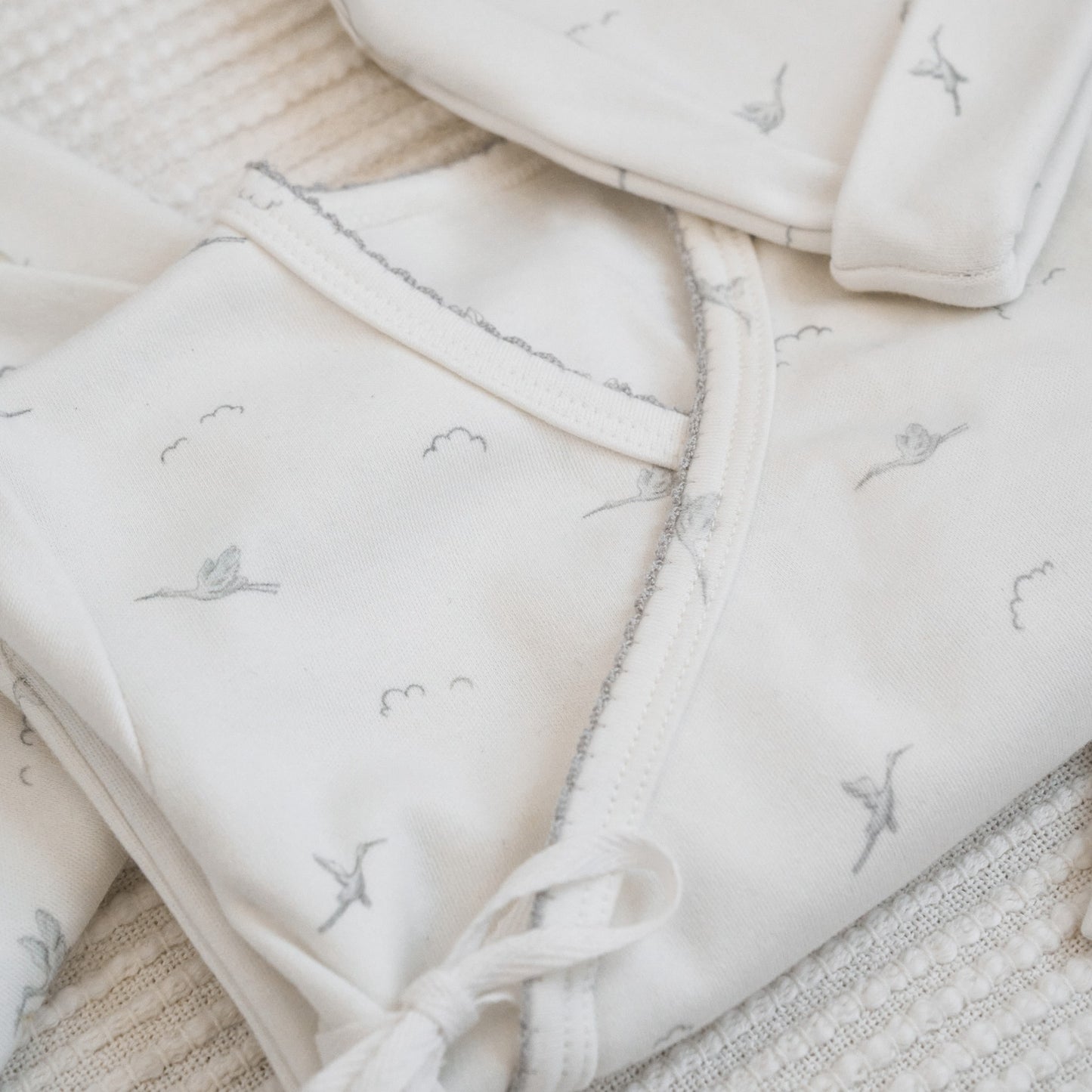 Stork Double Layered Cotton Layette Set
