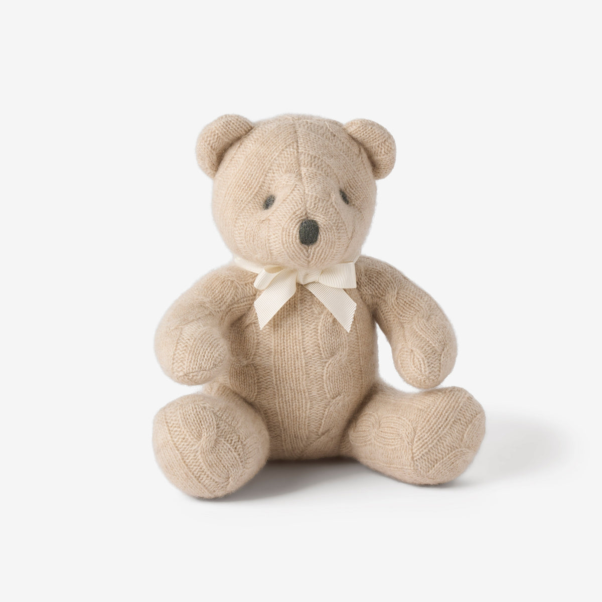 Camel 100% Cashmere Cable Bear view 1