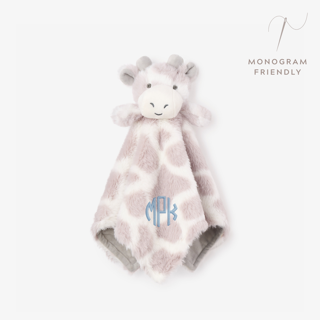 Plush Giraffe Baby Security Blanket