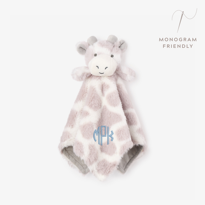 Plush Giraffe Baby Security Blanket