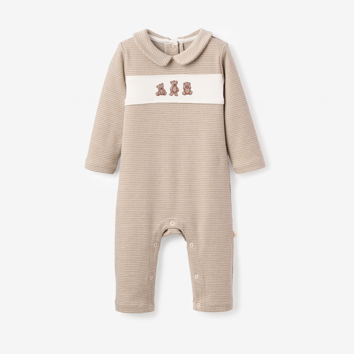 Teddy Bear Houndstooth Jumpsuit view 1