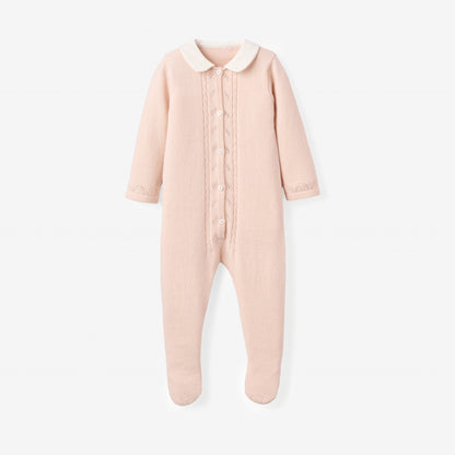 Pale Pink Cashmere Cotton Jumpsuit