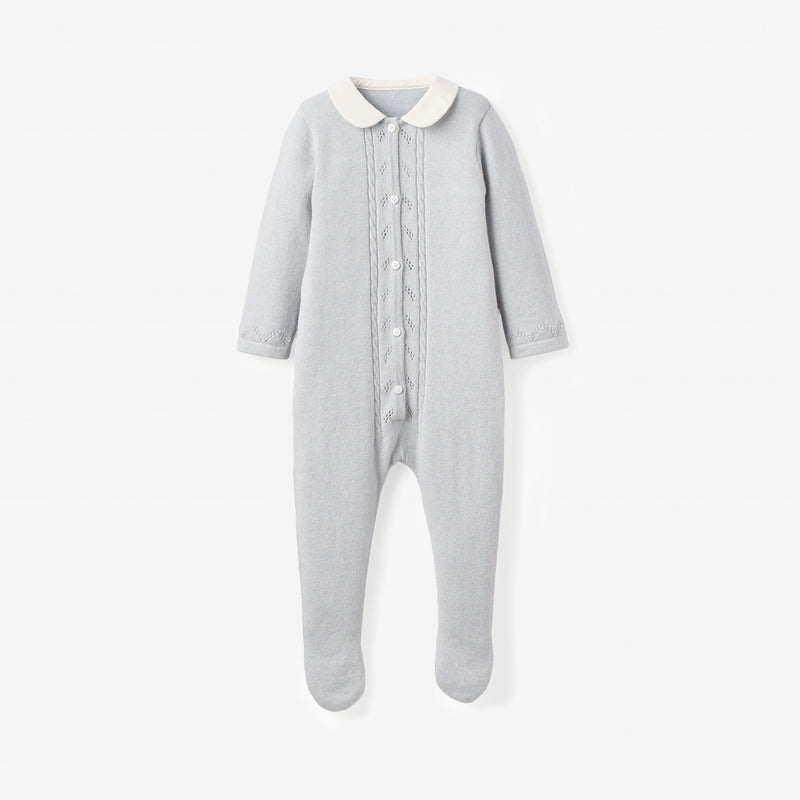 Pale Blue Cashmere Cotton Jumpsuit