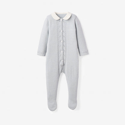 Pale Blue Cashmere Cotton Jumpsuit