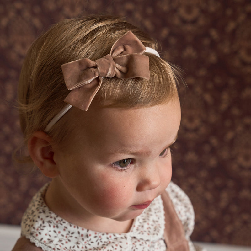 Plaid, Berry, & Velvet Bow Headband Set 3 pk