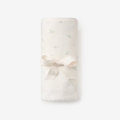 Stork Print Bath Wrap