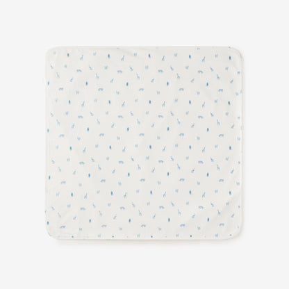 Blue Safari Print Bath Wrap