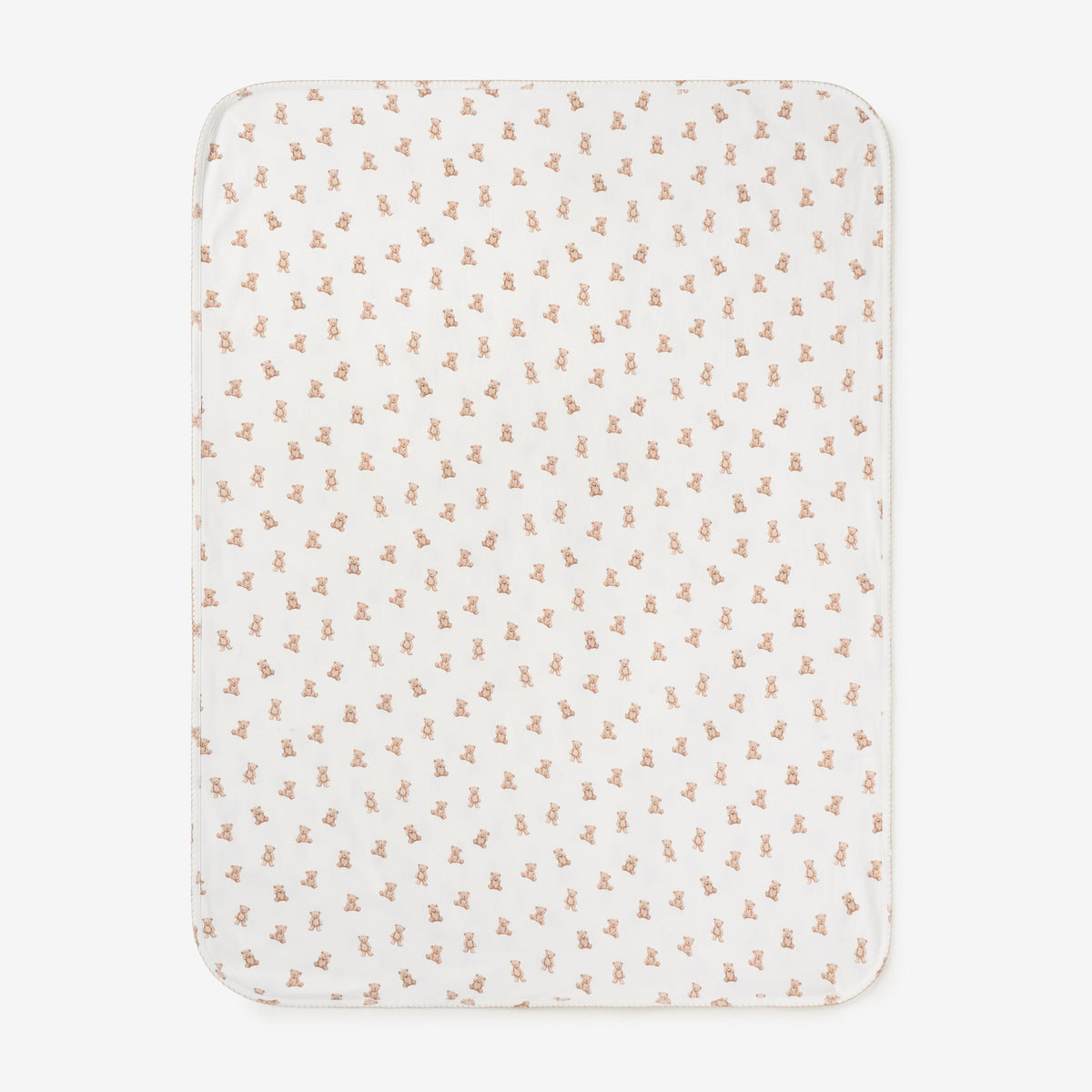 Teddy Bear Print Double Layered Swaddle Blanket view 4