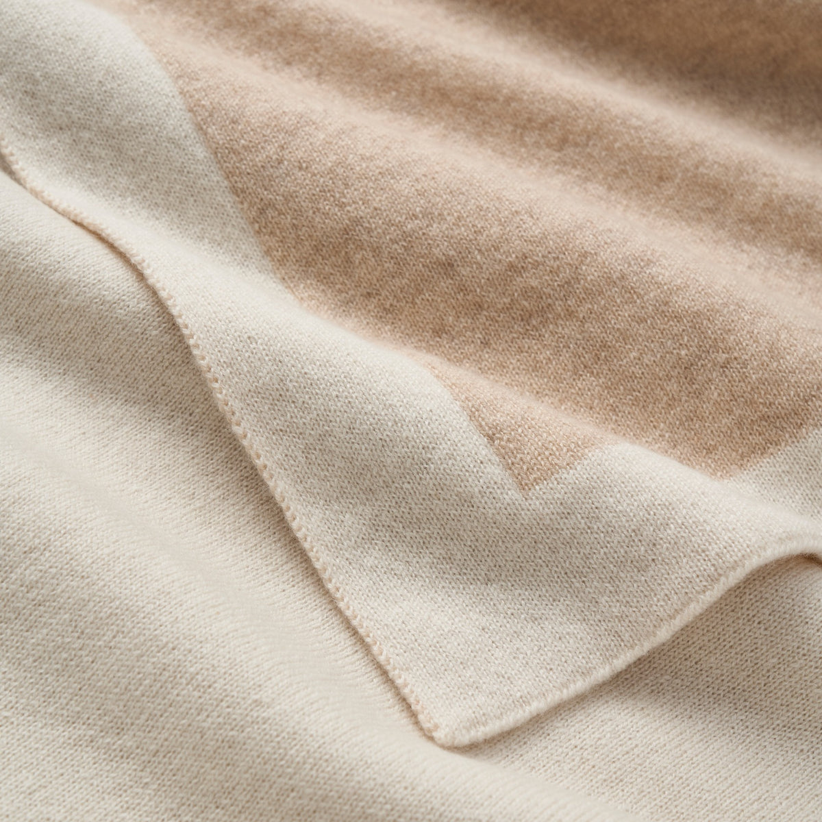Camel Cashmere-Cotton Baby Blanket view 2