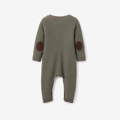 Dog Knit Baby Jumpsuit
