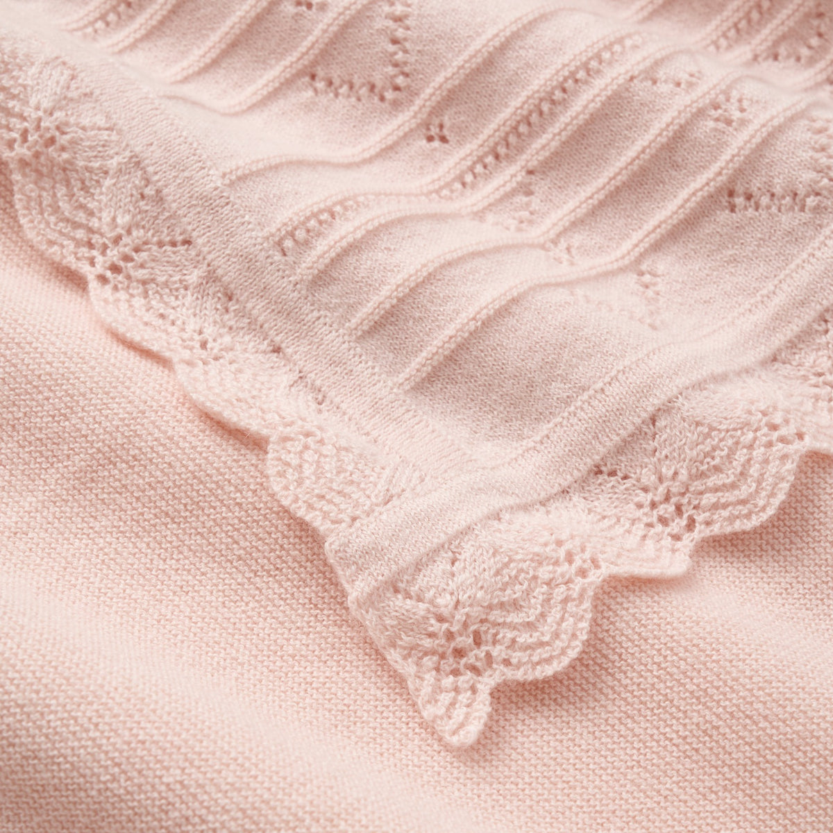 Pale Pink Cashmere Cotton Take Me Home Set view 3