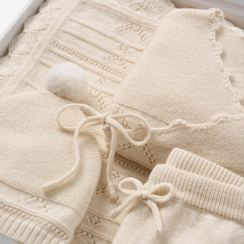 Cream Cashmere Cotton Take Me Home Set