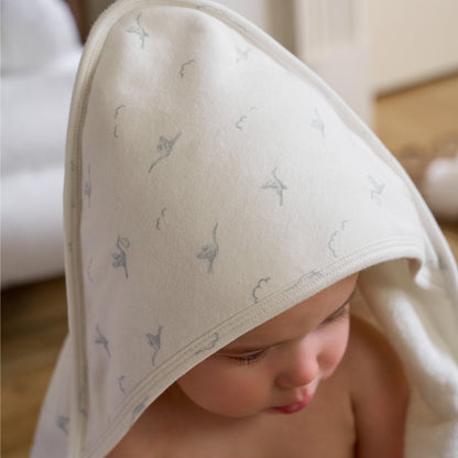 Stork Print Bath Wrap