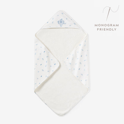 Blue Safari Print Bath Wrap