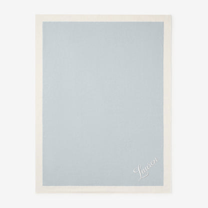 Pale Blue Cashmere-Cotton Baby Blanket