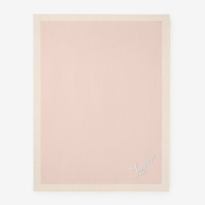 Pale Pink Cashmere-Cotton Baby Blanket