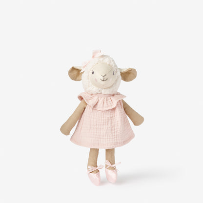 10" Lucy the Lamb Linen Toy Boxed