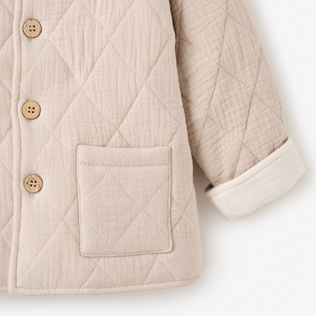 Taupe 2025 quilted jacket