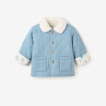 Treehouse Forest Organic Muslin Quilted Jacket