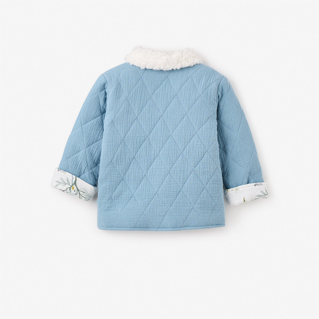 Treehouse Forest Organic Muslin Quilted Jacket