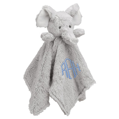 Gray Elephant Baby Security Blanket
