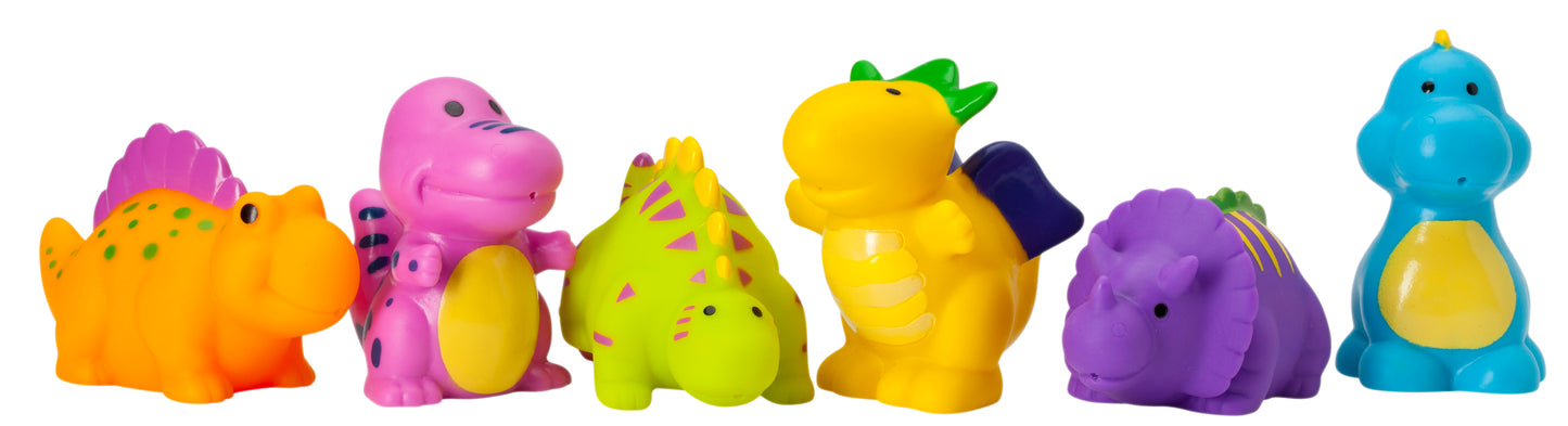 Dinosaur Party Squirtie Baby Bath Toys