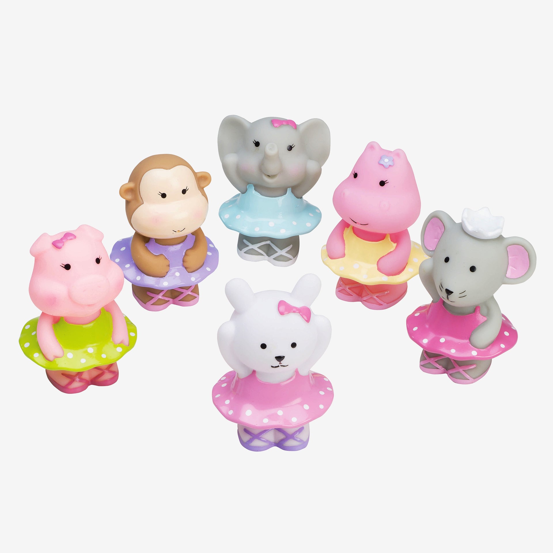 Safari Party Squirtie Baby Bath Toys – Preppy Monogrammed Gifts