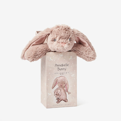 Bunny Snuggler Plush Security Blanket w/ Gift Box
