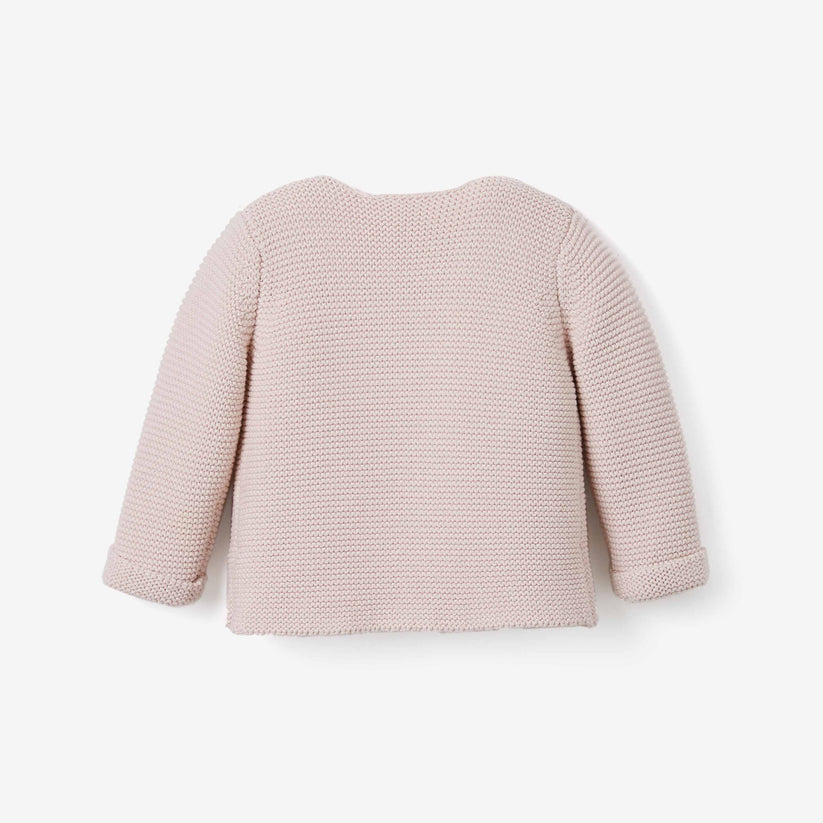 Sofia & Finn Pale Pink Knit Baby Cardigan – Elegant Baby