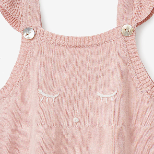 Blush Wink Fine Knit Baby Dress